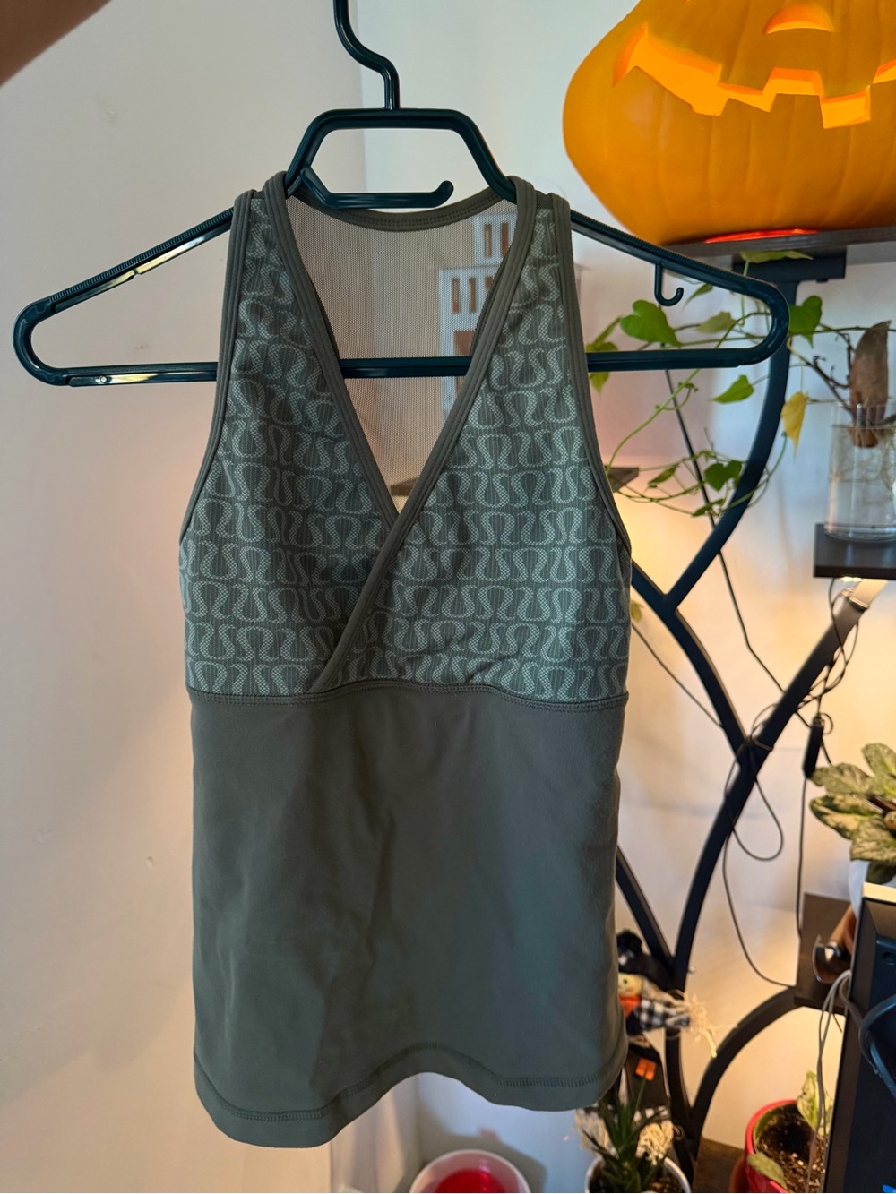 Vintage Lululemon Olive Green Top
